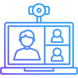 Virtual meeting icon