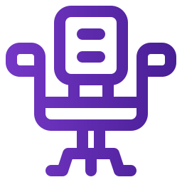 Office chair icon