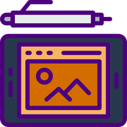 Graphic tablet icon