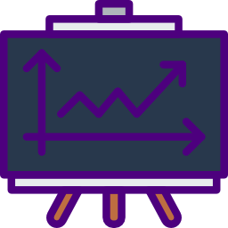 graphique en ligne Icône