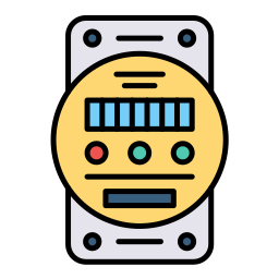 Electric meter icon