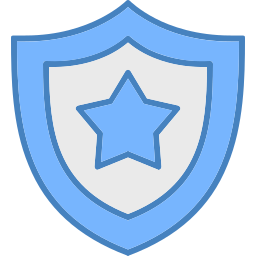 Shield badge icon