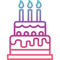 Birthday cake icon