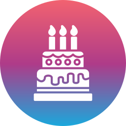 Birthday cake icon