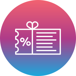 Gift voucher icon