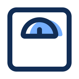 Weight scale icon