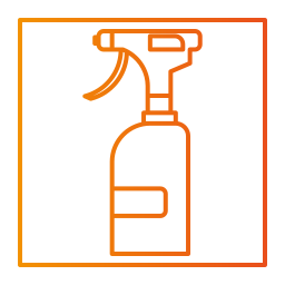 Cleaning spray icon