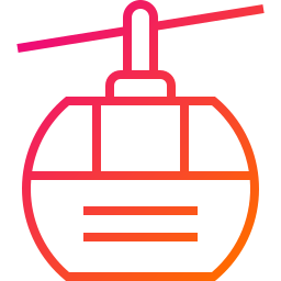 Cable car cabin icon