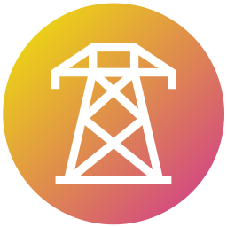 Electric tower icon