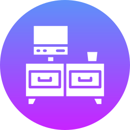 Tv table icon