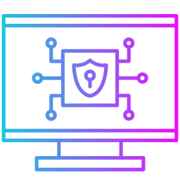 bezpieczeństwo cybernetyczne ikona