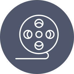 Film reel icon