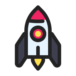 Rocket launch icon