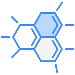 estrutura molecular Ícone