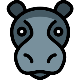 Hippopotamus icon