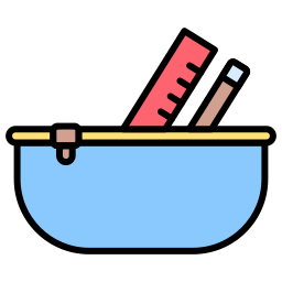 Pencil case icon