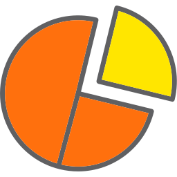 diagramme circulaire Icône
