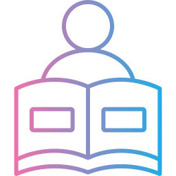 Reading book icon