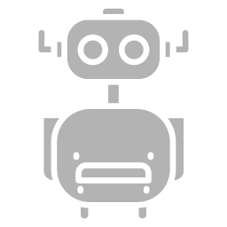 Robot assistant icon