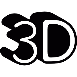 3D symbol icon