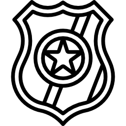 distintivo de polícia Ícone