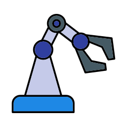 Robot arm icon