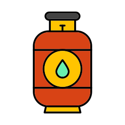 Gas cylinder icon