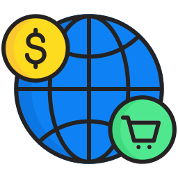 mercato globale icona