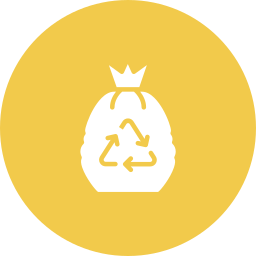 Garbage bag icon