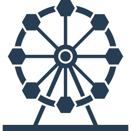 Ferris wheel icon