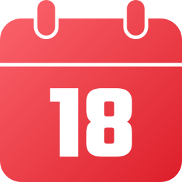 Calendar date icon