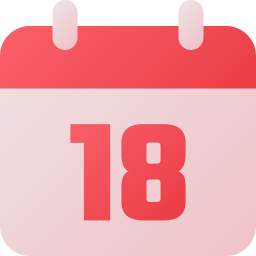 Calendar date icon