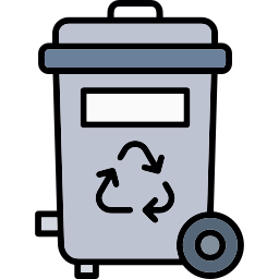 Trash bin icon