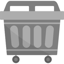 Trash bin icon