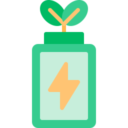 Eco battery icon