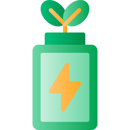 Eco battery icon