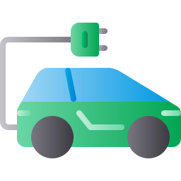 Electric car icon