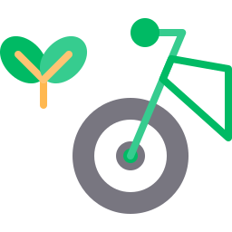 Electric bike icon