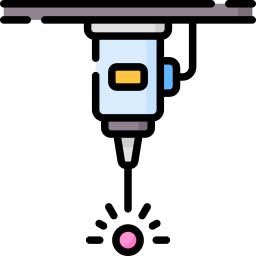 découpe au laser Icône