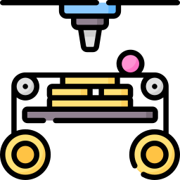 Laminated object manufacturing icon