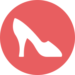 Heeled shoes icon