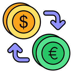 Обмен валюты иконка