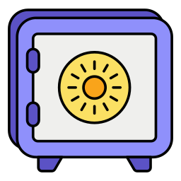 Safe deposit icon