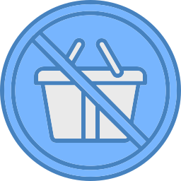 kein warenkorb icon