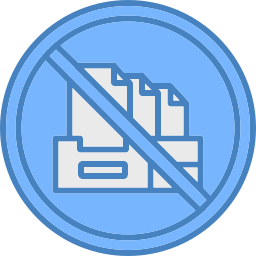 Forbidden sign icon