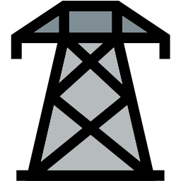 Electric tower icon