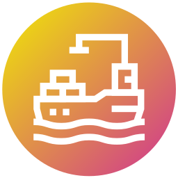 Cargo ship icon