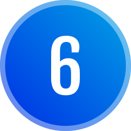 Number 6 icon