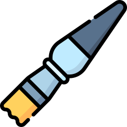 flacher pinsel icon