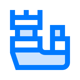 Cargo ship icon